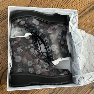 Kendall & Kylie Floral Combat Boot